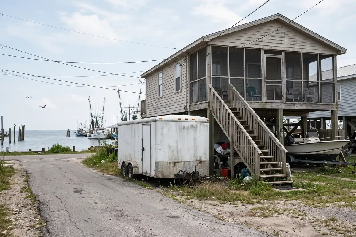 Raised home near the lakefront in Bucktown, Metairie