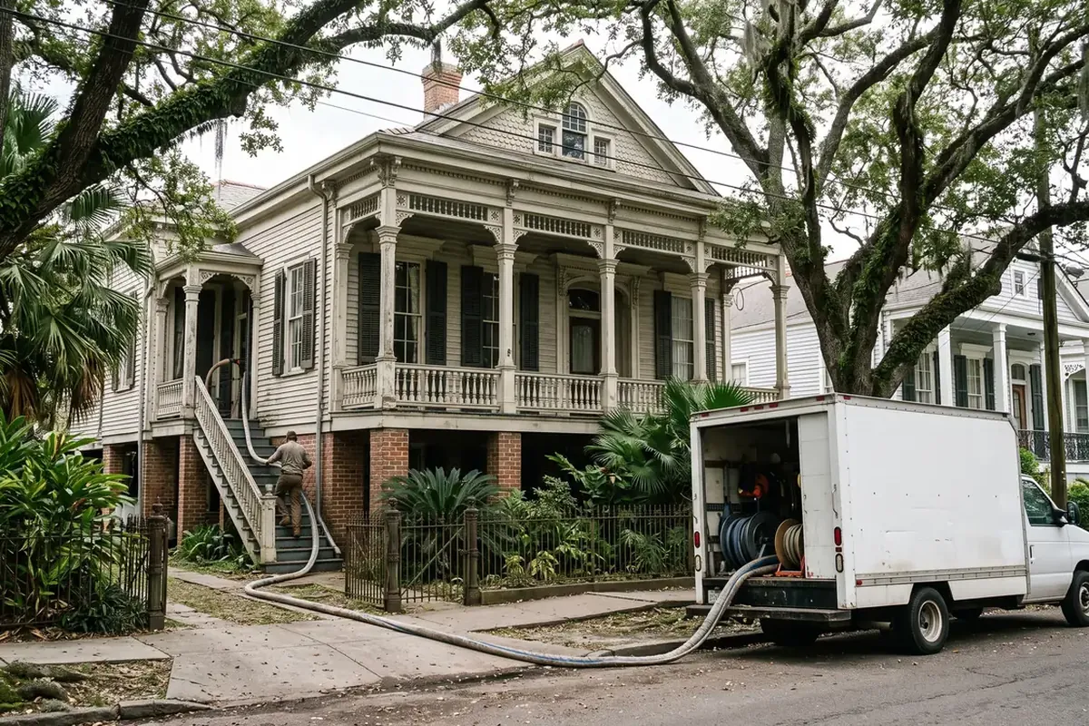 Victorian raised center-hall home in Uptown New Orleans